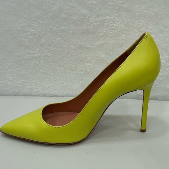 Lita by Ciara Acid Lime Solid Point Toe Pump Heels Stiletto Size 39/8.5 NIB - Picture 3 of 13